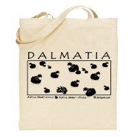 Dalmatinske Ovčice Crne - Suvenir Torba Za Kupovinu