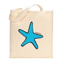 Croatia Starfish Cotton Tote Bag